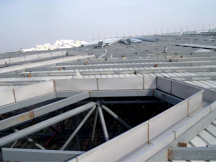 尚志安吉县体育馆网架