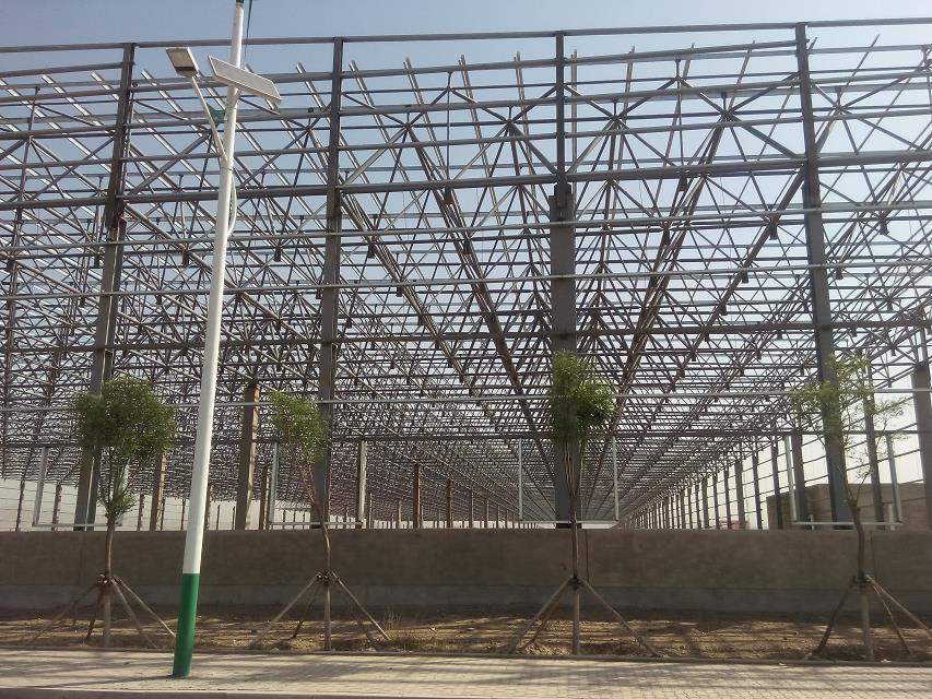 尚志汽车工业厂房网架